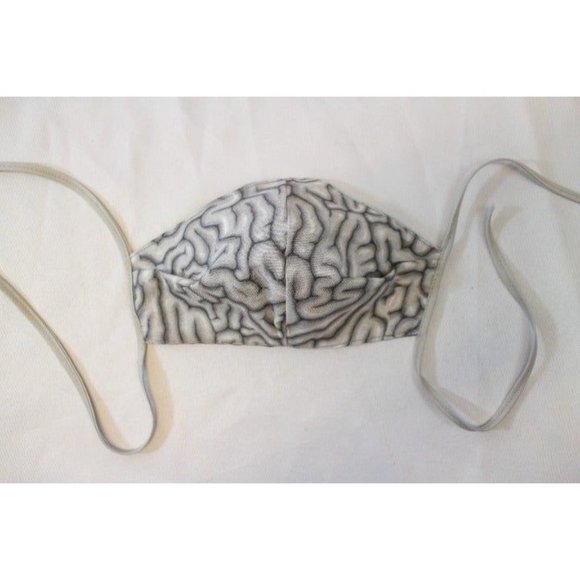 Gray Brains - Two Layer Reusable Washable Cotton Face Mask - Picture 1 of 4